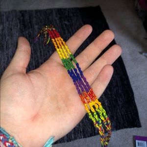 Handmade: pride bracelets